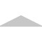 Ekena Millwork Peaked Cap 3 Spoke Architectural Grade PVC Pediment, 44"W x 12"H x 2"P (Pitch 6/12) PEDPS044X120PKC03 - alternate 4